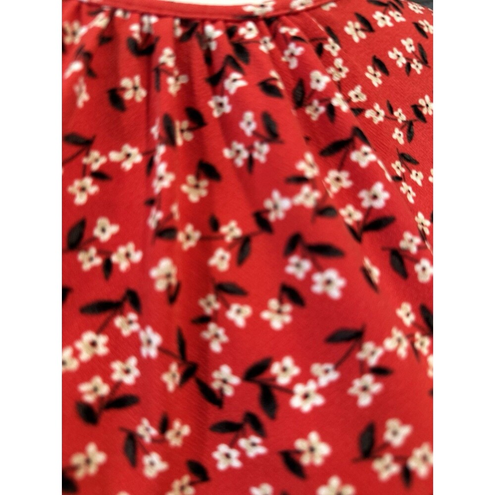 BANANA REPUBLIC Floral Stretch Knit Dress Cottage Core Women Size XS to S - Picture 5 of 13